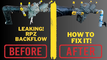 How to Repair Leaking Backflow Preventer Valve