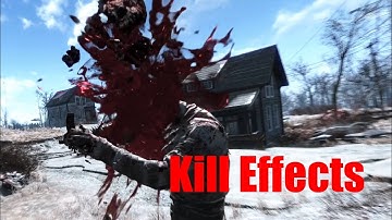 Fallout 4 mods - Kill Effects (simple RDR2/GTA5 style)