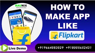 How to Make shopping app like FlipKart || how to create a shopping app like amazon || eShop Full App