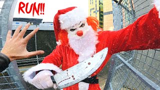 KILLER SANTA VS PARKOUR IN REAL LIFE