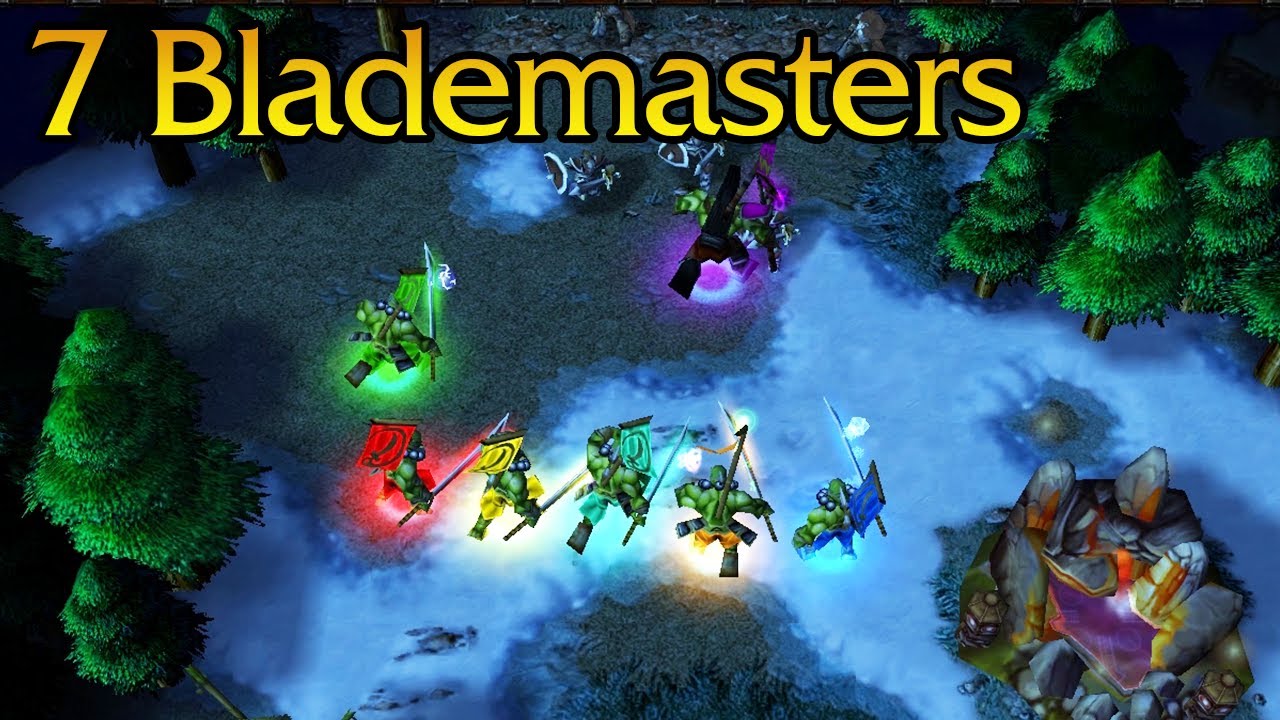 7 Blademasters solo speedrun - Warcraft 3 Reforged classic