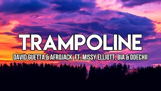 David Guetta \u0026 Afrojack ft. Missy Elliott, BIA \u0026 Doechii - Trampoline (Lyrics)