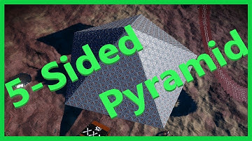Pentagonal Pyramid - NMS Glitch Building #criscrosaplesos #glitchbuilding #nomanssky #pyramid