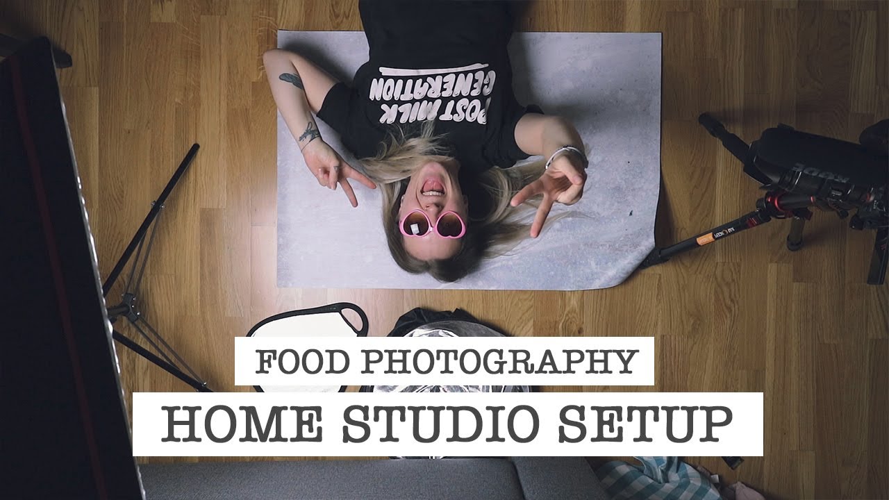 My Home Studio Setup for Food Photography Camera, Lighting, Backdrops