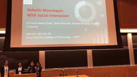 IEEE MIT URT Conference 2018 Lightning Talk - Robotic Mannequin with Social Interaction
