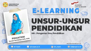 S-1 ECONOMIC EDUCATION_INTRODUCTION TO EDUCATION Meeting 2 (Elements of Education)