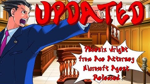 Phoenix Wright from Ace Attorney UPDATED - Microsoft Agent Released