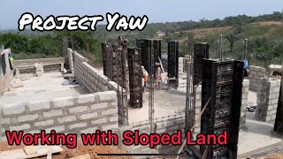 Building in Ghana: Working with Sloped Land