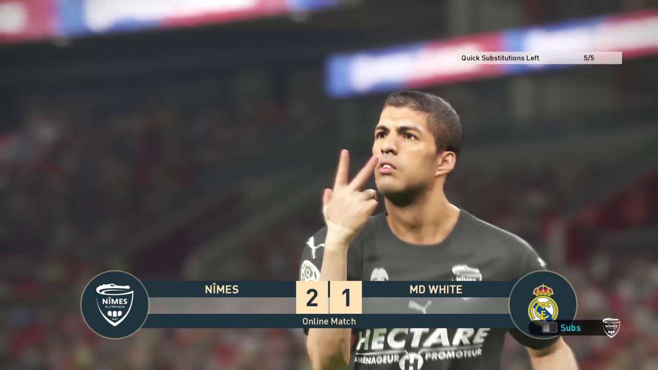 PRO EVOLUTION SOCCER 2019 pes league 5 matches - YouTube