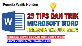 25 Tips dan Trik Microsoft Word Terbaik