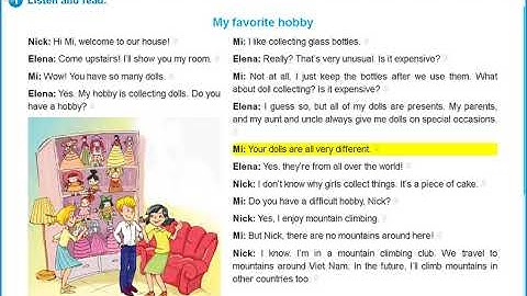 Tiếng Anh 7_ Unit 1: My hobbies (Getting started)