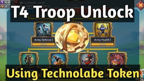 T4 Unlock Using Technolabe Token - Lords Mobile