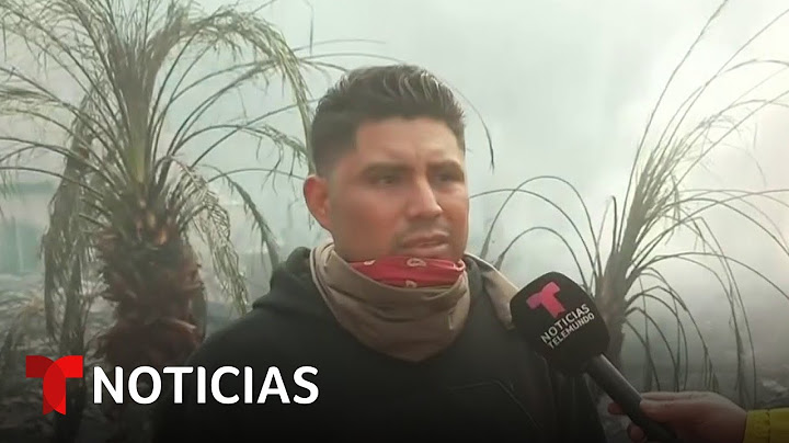 "Vimos cómo se estaba quemando": latinos relatan cómo el fuego devoró casas | Noticias Telemundo