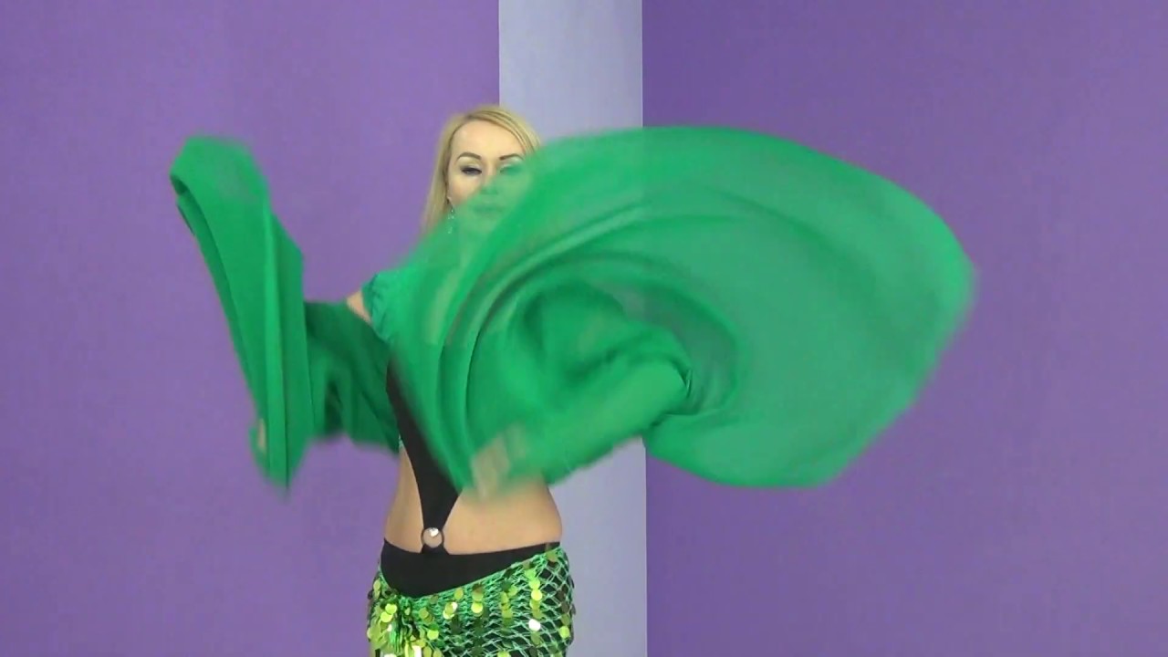 Урок по Bellydance (4 сезон/8 урок). Работа с шалью