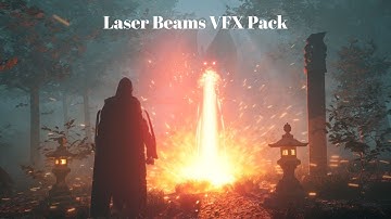 Unreal Engine Marketplace Laser Beams VFX Asset Pack / VRhinoFX