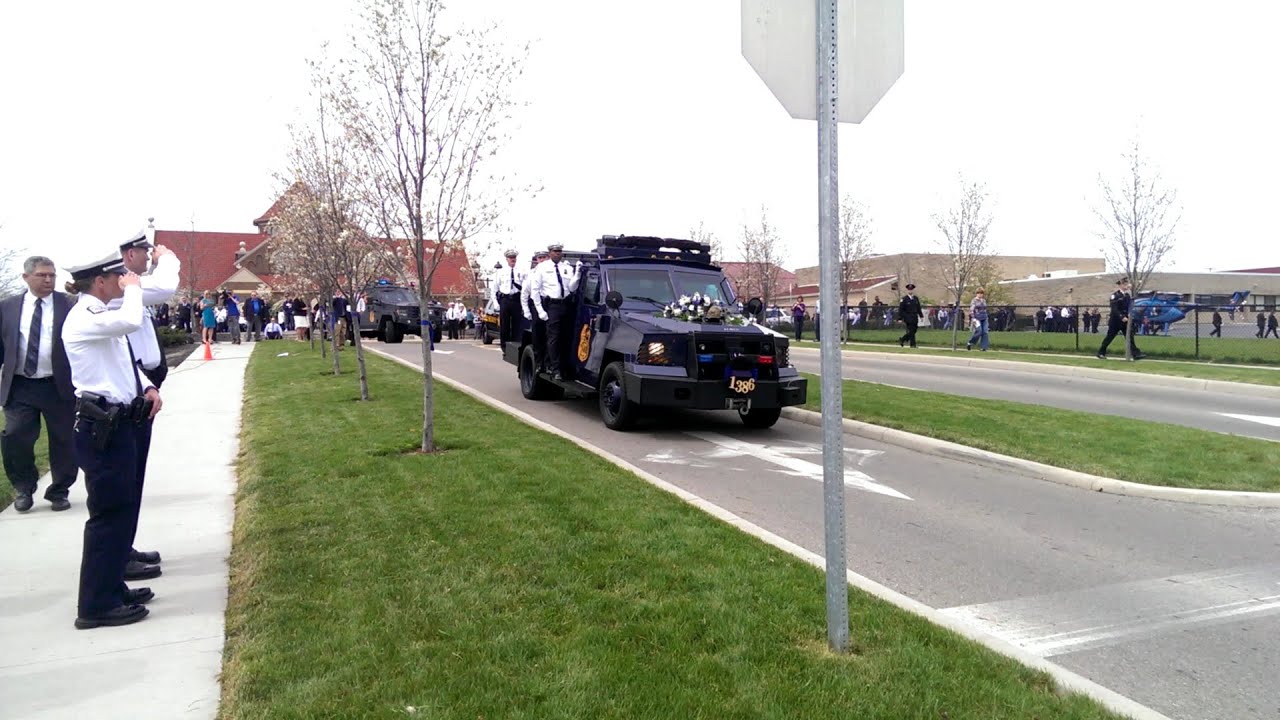 Columbus Police Fallen Officer Steven Smith Funeral Procession YouTube