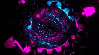 Details Cyan and Pink Neon Light Spikes Tunnel Background VJ Loops in 4K #neon #abstract #dj #vjloops #vfx Guide