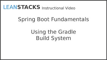 Using the Gradle Build System with Spring Boot