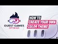 How to create your own color theme