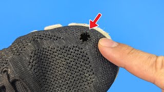 The tailor shared a SECRET! How to imperceptibly plug a hole in a shoe