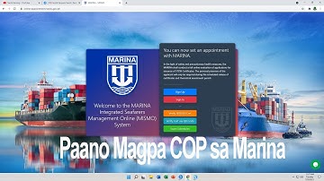 Paano magpa COP sa marina apointment online 2021