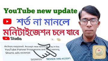 Action required: Accept new terms to stay in the YouTube Partner Program and start earning Shorts