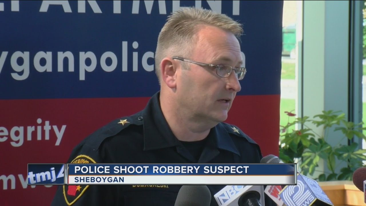 Robbery suspect fatally shot by police in Sheboygan - YouTube