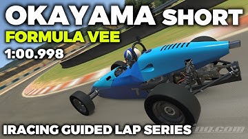 iRacing Okayama Short Formula Vee - Guide Lap + Hot Lap + Setup + blap file - 1:00,998