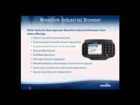 Wavelink Industrial Browser