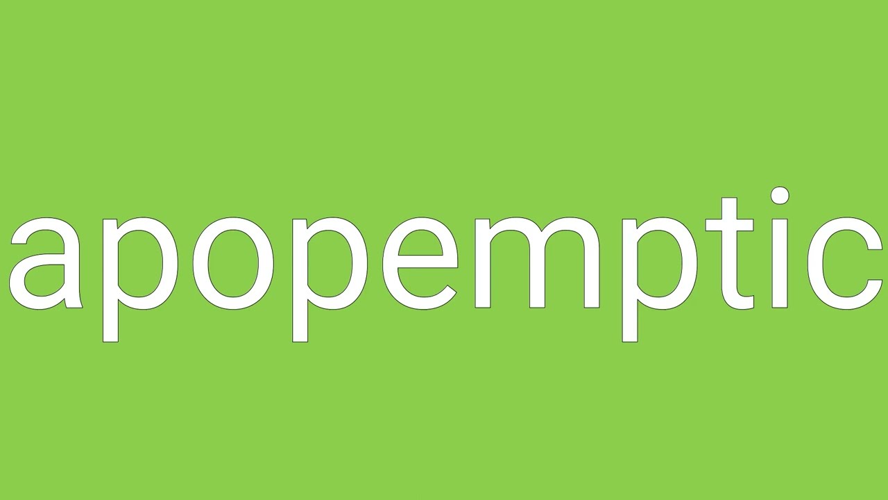 Apopemptic Definition & Meaning