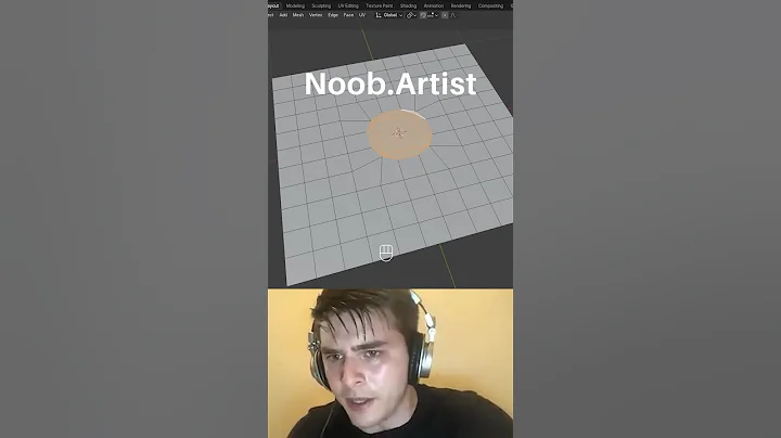 Noob vs Pro artist: making holes #blendertutorial #blender #blendercommunity #blender3d #b3d
