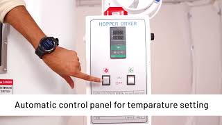 Hopper dryer Video For Plastic Industries