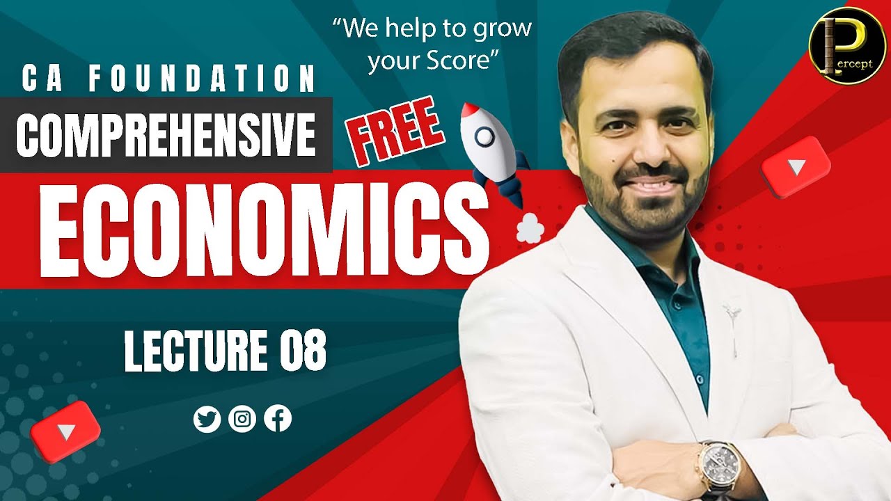 Lecture 08 Free CA Foundation Comprehensive Economics By Prashant