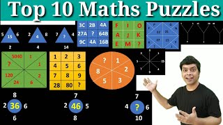 Top 10 Maths Puzzles | Maths Puzzle | How to solve maths puzzle easily | imran sir maths