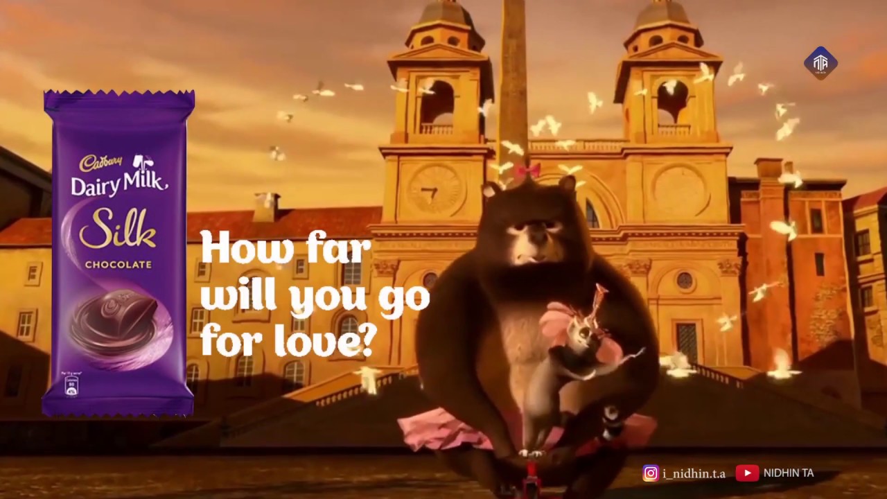 King Julian And Sonia Cadbury Diary Milk Silk "Kiss Me " ad troll