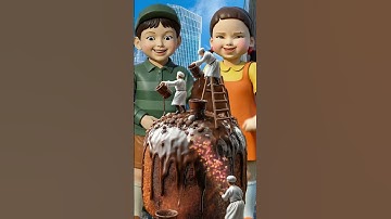 Squid Game AI Chocolate Explosion ASMR #squidgame #squi2
