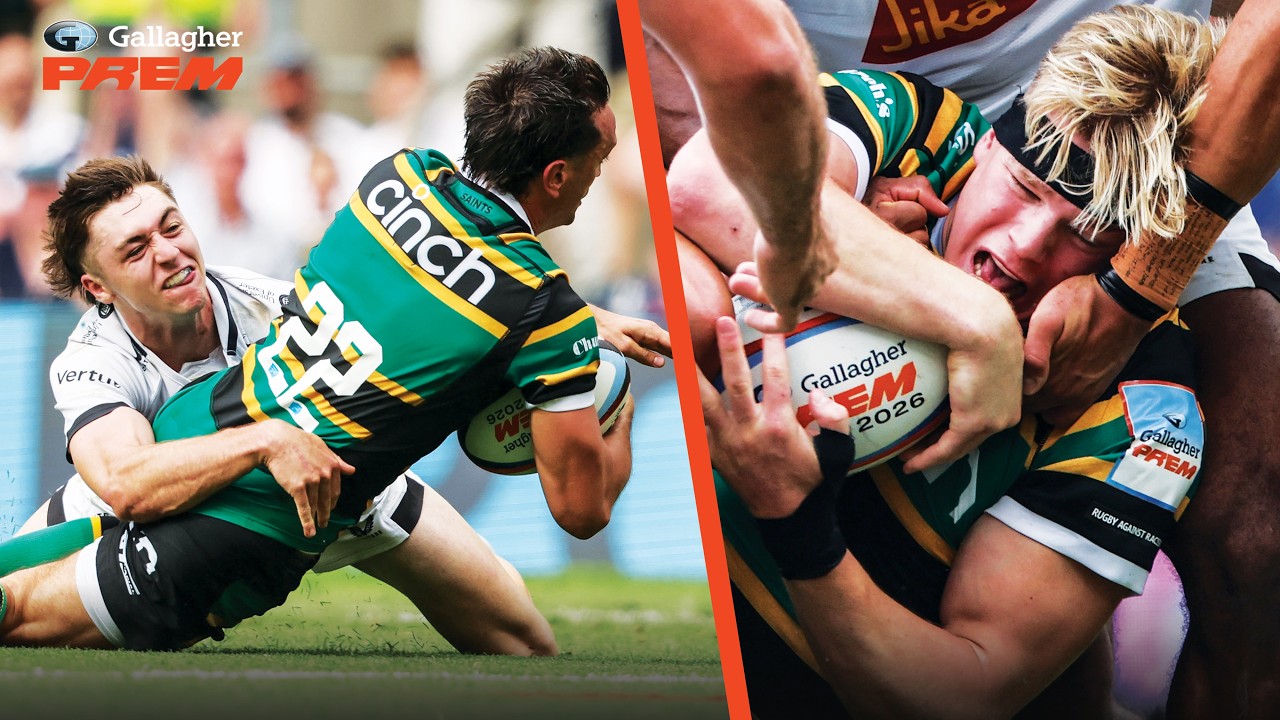 The Most INSANE Try-Saving Tackles in Rugby! | Gallagher PREM 2025/26
