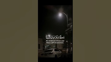 قَالَ رَبِّ أَرِنِي أَنظُرْ إِلَيْكَ ۚ.. سورة الأعراف