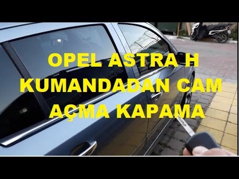 Astra H Kumanda Dan Cam Açıp Kapatma Özelliği Aktivasyonu (Op Com İçerir)