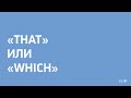 «That» или «Which»