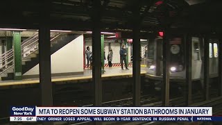NYC subway bathrooms to reopen