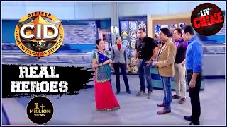 Dayaben Contacts CID Team  Part 1 | C.I.D | सीआईडी | Real Heroes