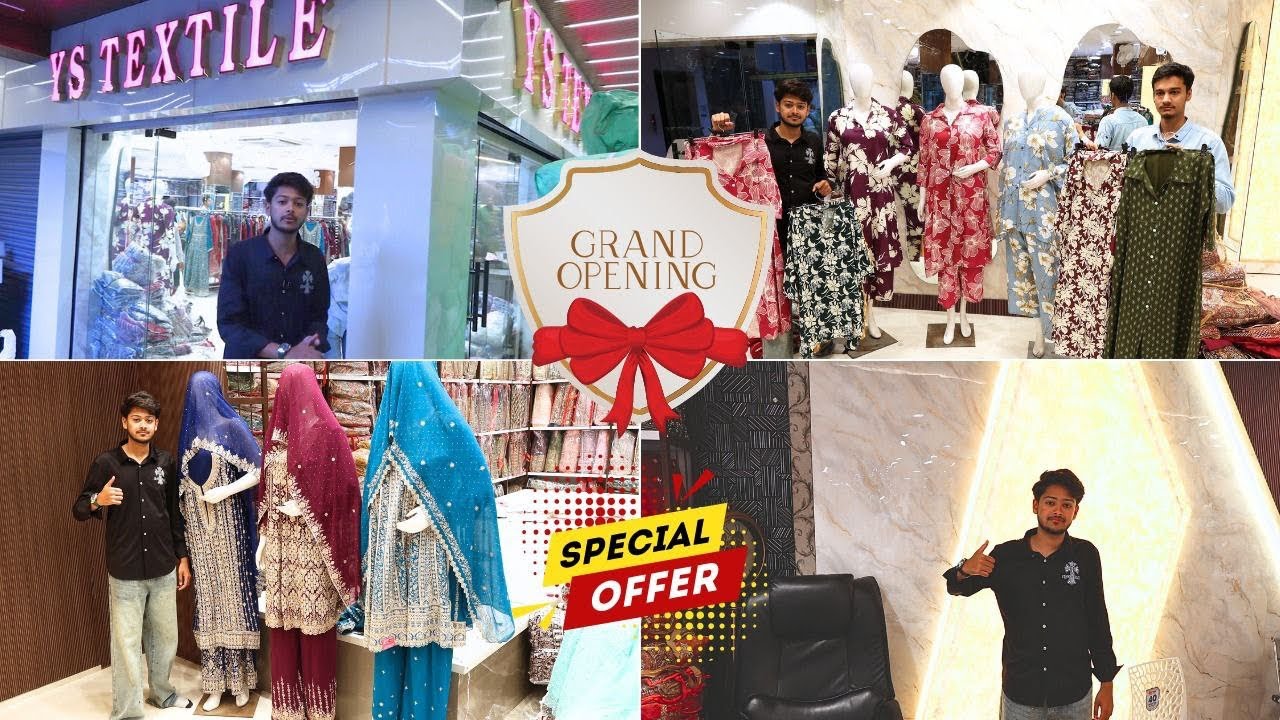 YS TEXTILES GRAND OPENING ON 18 AUGUST HYDERABAD BIGGEST SALE CREATING HISTORY WITH GREAT OFFER