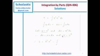 Integration by Parts - Example 3
