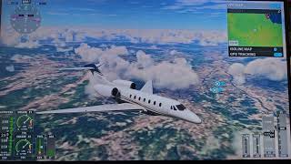 Microsoft Flight Simulator - Fukuoka to Osaka, Japan (Cessna Citation X)