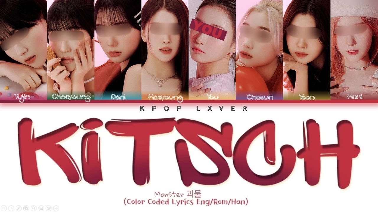 [Karaoke] Monster + You Kitsch Cover [Original IVE] 8 Members ENGROMHAN DEBUT Monster