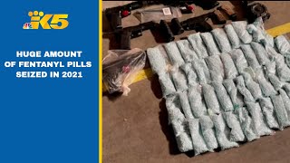 Nearly 10 times more fentanyl pills seized in Seattle in 2021 over 2020