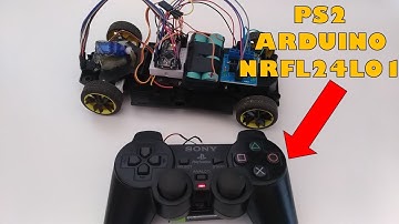 Carrinho de Controle Remoto feito com Controle de PS2 e Arduino