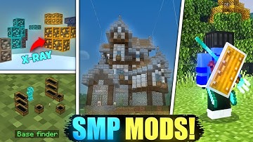 Top 8 USEFUL SMP Mods For Minecraft PE (1.21.51+)🔥| Best Mods For MCPE Servers!