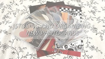 ♡ storing and organizing my new photocards ; nct and astro ♡